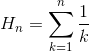 H_n=\sum^n_{k=1}\frac{1}{k}