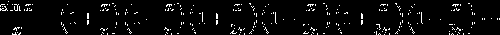 \frac{\sin x}{x}=\Bigl(1+\frac{x}{\pi}\Bigr)\Bigl(1-\frac{x}{\pi}\Bigr)\Bigl(1+\frac{x}{2\pi}\Bigr)\Bigl(1-\frac{x}{2\pi}\Bigr)\Bigl(1+\frac{x}{3\pi}\Bigr)\Bigl(1-\frac{x}{3\pi}\Bigr)\cdots