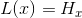L(x)=H_x