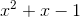 x^2+x-1