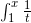 \int^x_1\frac{1}{t}