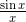 \frac{\sin x}{x}
