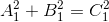 A^2_1+B^2_1=C^2_1